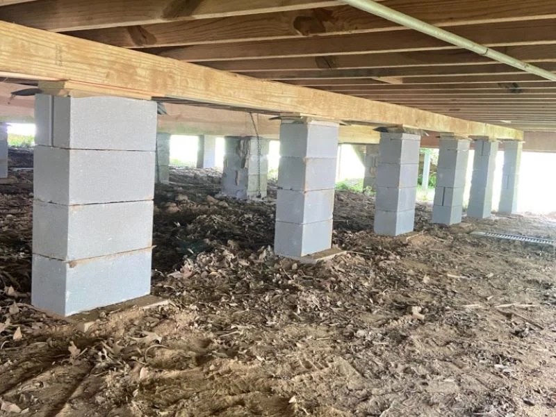 Pier and Beam or Block and Base Foundation Repair Arlington VA